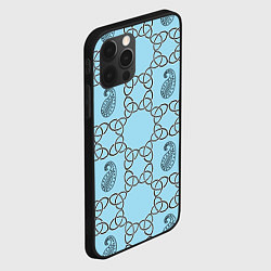 Чехол для iPhone 12 Pro Восточный огурец, цвет: 3D-черный — фото 2
