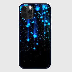 Чехол для iPhone 12 Pro Сияющий звездопад, цвет: 3D-черный