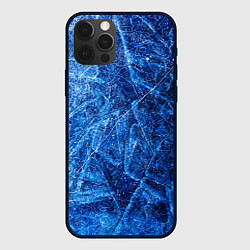 Чехол для iPhone 12 Pro Текстура расколотого льда, цвет: 3D-черный