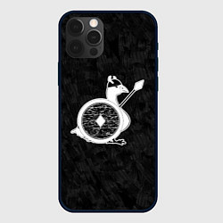 Чехол для iPhone 12 Pro Вооруженный гусь воин викинг, цвет: 3D-черный