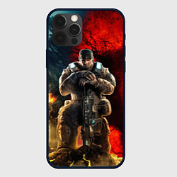 Чехол для iPhone 12 Pro Gears of War Маркус Феникс, цвет: 3D-черный