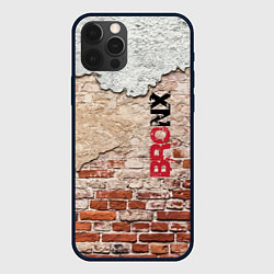 Чехол для iPhone 12 Pro Старая кирпичная стена - Бронкс, цвет: 3D-черный