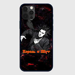 Чехол для iPhone 12 Pro Черно-белый рисунок Горшка КиШ, цвет: 3D-черный