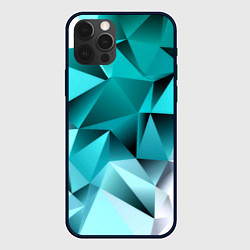 Чехол для iPhone 12 Pro Green abstraction, цвет: 3D-черный