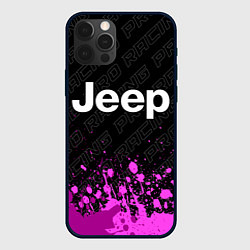 Чехол iPhone 12 Pro Jeep pro racing: символ сверху
