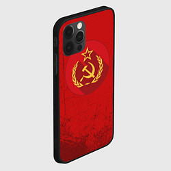 Чехол для iPhone 12 Pro Тень СССР, цвет: 3D-черный — фото 2