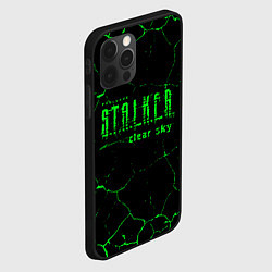 Чехол для iPhone 12 Pro Stalker radiation art, цвет: 3D-черный — фото 2