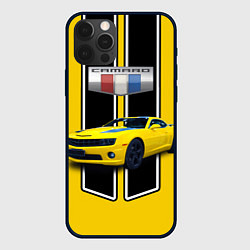 Чехол для iPhone 12 Pro Мощный маслкар Chevrolet Camaro 2010 года, цвет: 3D-черный