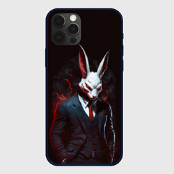 Чехол для iPhone 12 Pro Devil rabbit, цвет: 3D-черный