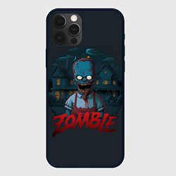 Чехол для iPhone 12 Pro Zombie Simpsons, цвет: 3D-черный