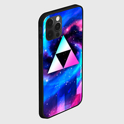 Чехол для iPhone 12 Pro Zelda неоновый космос, цвет: 3D-черный — фото 2