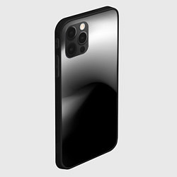 Чехол для iPhone 12 Pro Градиент черный, цвет: 3D-черный — фото 2