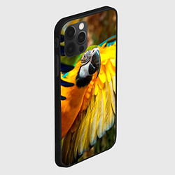 Чехол для iPhone 12 Pro Взлёт попугая, цвет: 3D-черный — фото 2