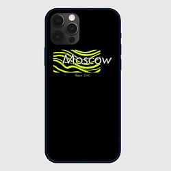 Чехол для iPhone 12 Pro Moscow since 1147, цвет: 3D-черный