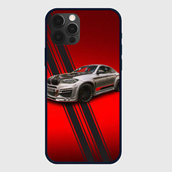 Чехол для iPhone 12 Pro Немецкий кроссовер BMW X6 2007 года, цвет: 3D-черный