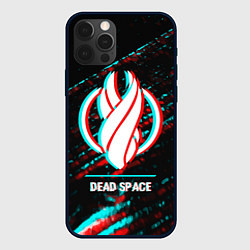 Чехол для iPhone 12 Pro Dead Space в стиле glitch и баги графики на темном, цвет: 3D-черный