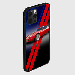 Чехол для iPhone 12 Pro Американский маслкар Pontiac Firebird 3 поколение, цвет: 3D-черный — фото 2