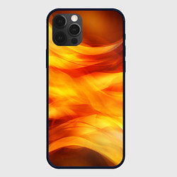 Чехол для iPhone 12 Pro Огонь: арт нейросети, цвет: 3D-черный
