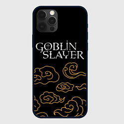 Чехол для iPhone 12 Pro Goblin Slayer anime clouds, цвет: 3D-черный