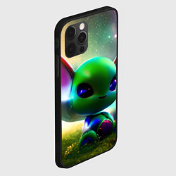 Чехол для iPhone 12 Pro Крошка инопланетянин, цвет: 3D-черный — фото 2