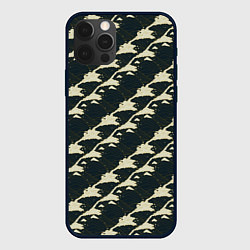 Чехол iPhone 12 Pro Японский паттерн гор
