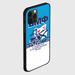 Чехол для iPhone 12 Pro ВМФ - военно-морской флот, цвет: 3D-черный — фото 2
