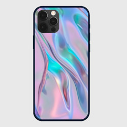 Чехол для iPhone 12 Pro Атласный шёлк, цвет: 3D-черный