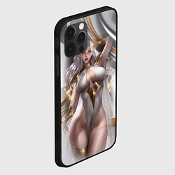 Чехол для iPhone 12 Pro Аниме девушка с аппетитными формами, цвет: 3D-черный — фото 2