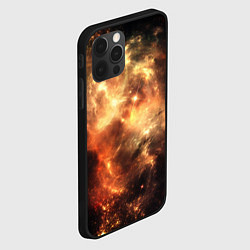 Чехол для iPhone 12 Pro Рождение галактики от Midjourney, цвет: 3D-черный — фото 2