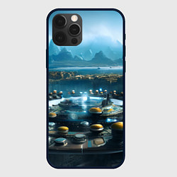 Чехол для iPhone 12 Pro Инопланетный реактор, цвет: 3D-черный
