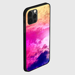 Чехол для iPhone 12 Pro Разноцветное небо, цвет: 3D-черный — фото 2