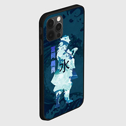 Чехол для iPhone 12 Pro Kimetsu no Yaiba Гию Томиока и волны, цвет: 3D-черный — фото 2