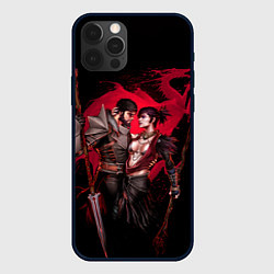 Чехол iPhone 12 Pro Серый страж и Морриган