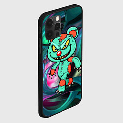 Чехол для iPhone 12 Pro Кровожадный мишутка-вуду, цвет: 3D-черный — фото 2