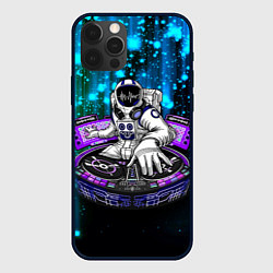 Чехол для iPhone 12 Pro Space DJ - neon starfall, цвет: 3D-черный