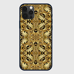 Чехол для iPhone 12 Pro Золотая кольчуга, цвет: 3D-черный