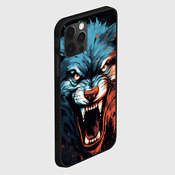 Чехол для iPhone 12 Pro Fantasy wolf, цвет: 3D-черный — фото 2