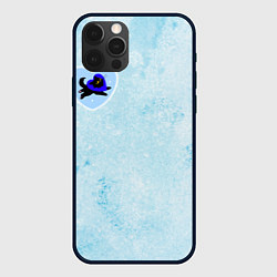 Чехол для iPhone 12 Pro Ледяное сердце и кошка любви, цвет: 3D-черный