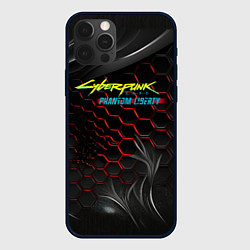 Чехол для iPhone 12 Pro Cyberpunk 2077 phantom liberty, цвет: 3D-черный