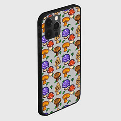 Чехол для iPhone 12 Pro Stardew valley - pixel mushrooms, цвет: 3D-черный — фото 2