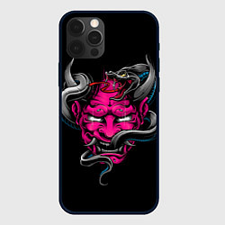 Чехол для iPhone 12 Pro Demon with snake, цвет: 3D-черный