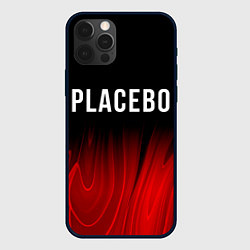 Чехол для iPhone 12 Pro Placebo red plasma, цвет: 3D-черный