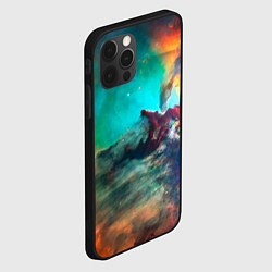 Чехол для iPhone 12 Pro Аморфный цветастый космос, цвет: 3D-черный — фото 2