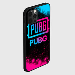 Чехол для iPhone 12 Pro PUBG - neon gradient, цвет: 3D-черный — фото 2