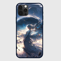 Чехол для iPhone 12 Pro Небесная девушка от нейросети, цвет: 3D-черный