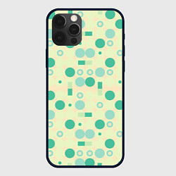 Чехол для iPhone 12 Pro Art green, цвет: 3D-черный