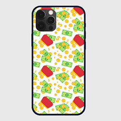 Чехол для iPhone 12 Pro Cash, цвет: 3D-черный