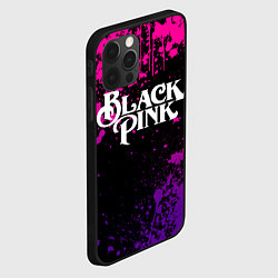 Чехол для iPhone 12 Pro Blackpink - neon, цвет: 3D-черный — фото 2