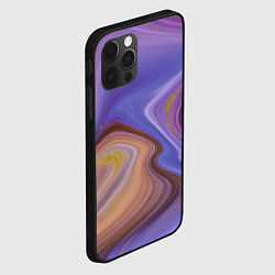 Чехол для iPhone 12 Pro Violet fantasy, цвет: 3D-черный — фото 2