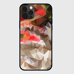 Чехол для iPhone 12 Pro Pattern style, цвет: 3D-черный